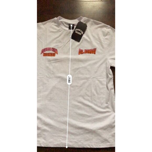 DEATH ROW RECORDS DR. BOMBAY MEDIUM GRAPHIC TEE NATURAL - Picture 7 of 9